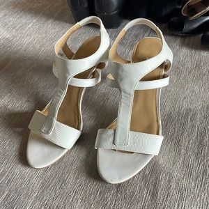 Used white sandal